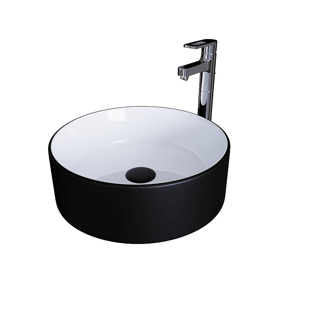 Раковина Grossman Color GR-4040BW черно-белый купить в интернет-магазине Sanbest