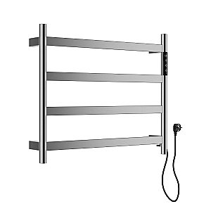 Полотенцесушитель электрический WONZON & WOGHAND ESSEN, Брашированный никель (WW-A404-BR) купить в интернет-магазине сантехники Sanbest