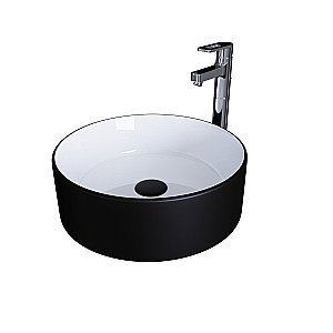Раковина Grossman Color GR-4040BW черно-белый купить в интернет-магазине Sanbest