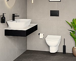 Унитаз подвесной VitrA Zentrum 5795B003-6077 белый, безободковый, с крышкой микролифт купить в интернет-магазине Sanbest