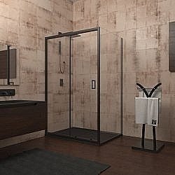 Душевой уголок Veconi Rovigo RV-046B 110x80 прозрачный купить в интернет-магазине Sanbest