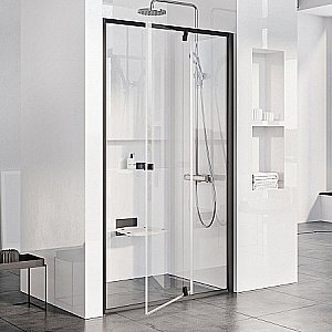 Душевая дверь Ravak Pivot PDOP2-100 профиль чёрный купить в интернет-магазине Sanbest