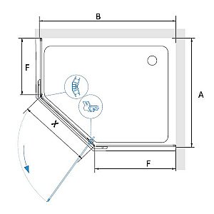 Душевая система RGW Shower Panels SP-6143-01 50140801-01 хром купить в интернет-магазине сантехники Sanbest