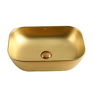 Раковина накладная ABBER Rechteck AC2200MMG золото матовое купить в интернет-магазине Sanbest