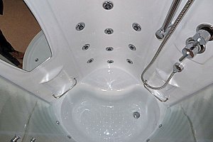 Душевая кабина Royal Bath RB100NRW-C 100x100 профиль хром/стекло матовое купить в интернет-магазине Sanbest