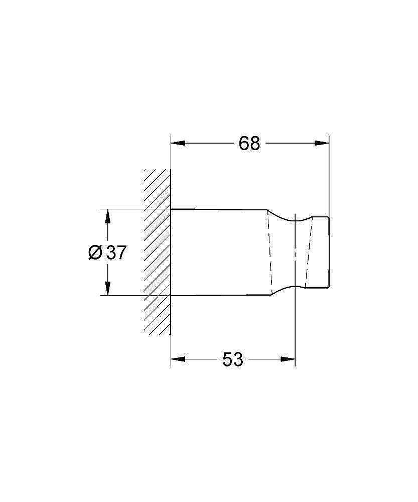 Держатель ручного душа Grohe Relexa 28605000 купить в интернет-магазине сантехники Sanbest