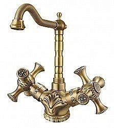 Смеситель для кухни Zorg Antic A 7005K-BR Бронза купить в интернет-магазине сантехники Sanbest