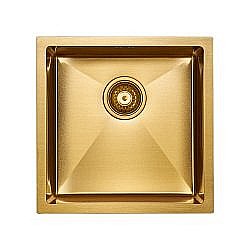 Мойка кухонная Paulmark Gerberg PM214444-BG брашированное золото купить в интернет-магазине сантехники Sanbest