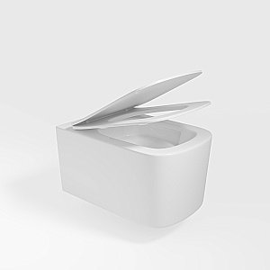 Унитаз подвесной Vincea Ultra VT1-32T белый, с крышкой микролифт, безободковый, слив-торнадо купить в интернет-магазине Sanbest