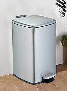 Ведро для мусора WeltWasser WW BERG MT 20L 10000013400 нержавеющая сталь матовая купить в интернет-магазине сантехники Sanbest