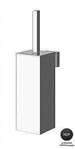Ершик для туалета Cezares PRIZMA-TBS-NOP черный матовый купить в интернет-магазине сантехники Sanbest