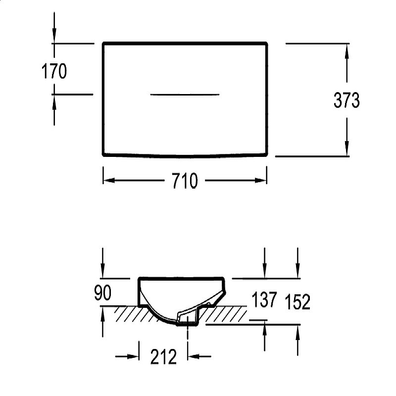 Раковина накладная Jacob Delafon Grands Boulevards 9AVQ002Z-0 71 белая купить в интернет-магазине Sanbest