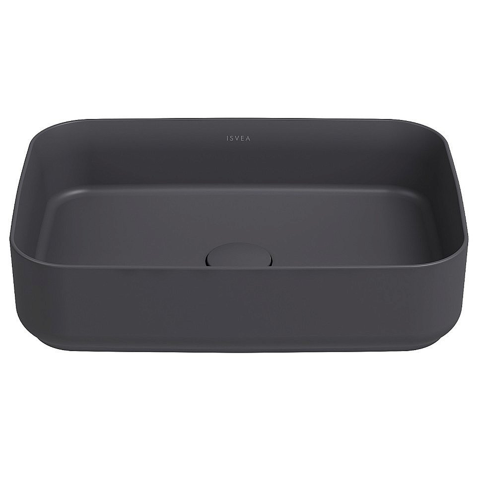 Раковина ISVEA Infinity 50 10NF65050SV-2C антрацит матовый купить в интернет-магазине Sanbest