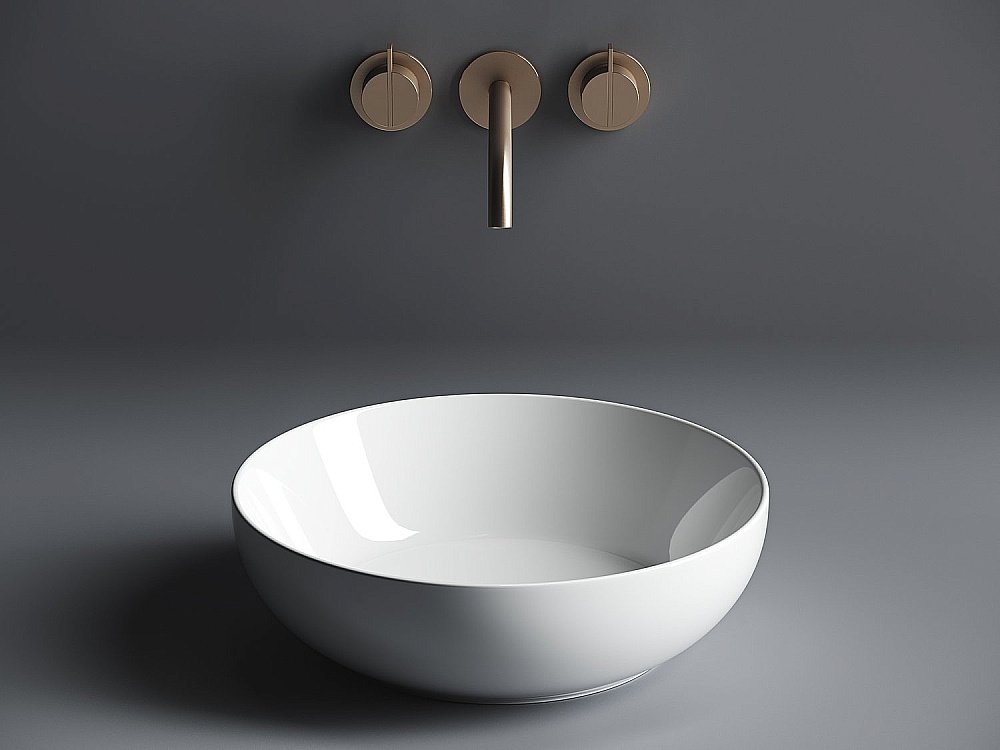 Раковина накладная Ceramica Nova Element CN6020 белая купить в интернет-магазине Sanbest