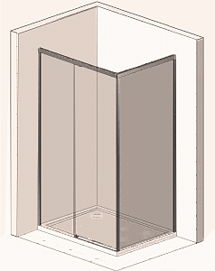 Душевой уголок Vincea Como VSR-1C8012CL 120x80 купить в интернет-магазине Sanbest