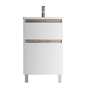 Тумба с раковиной AM.PM X-JOY 55 напольная,белый глянец для ванной в интернет-магазине Sanbest