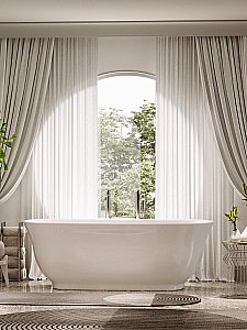 Акриловая ванна Sancos Viva 170х80 FB08 белая купить в интернет-магазине Sanbest