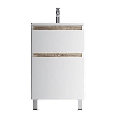 Тумба с раковиной AM.PM X-JOY 55 напольная,белый глянец для ванной в интернет-магазине Sanbest