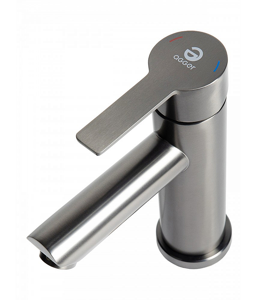 Cмеситель для раковины Agger Easy A3102155 оружейная сталь матовая купить в интернет-магазине сантехники Sanbest