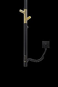 Полотенцесушитель электрический Vincea VTD-1DBE черный/золото купить в интернет-магазине сантехники Sanbest