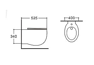Биде подвесное Aquatek Альтаир AQ1089-00 купить в интернет-магазине Sanbest