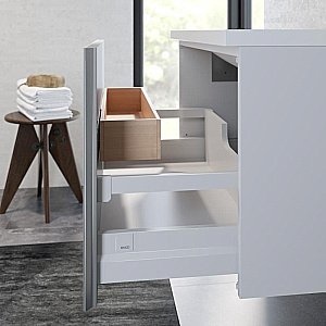 Тумба с раковиной KEUCO Royal Reflex 39603210100 80 белая для ванной в интернет-магазине Sanbest