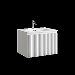 Тумба с раковиной Sancos Snob R 1.0 SNR1.060W/CN7001 Bianco для ванной в интернет-магазине Sanbest