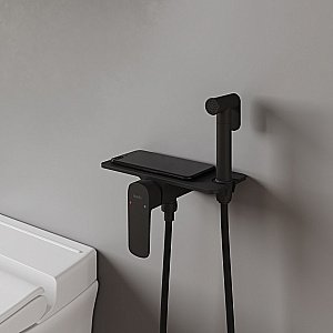 Гигиенический душ Iddis Axes AXEBLSHi08 черный матовый купить в интернет-магазине сантехники Sanbest