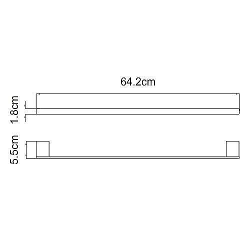 Полотенцедержатель WasserKRAFT Sauer K-7930 купить в интернет-магазине сантехники Sanbest