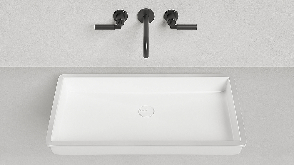 Раковина Salini MAREA 10 S-Sense 1802110G 75 белая купить в интернет-магазине Sanbest