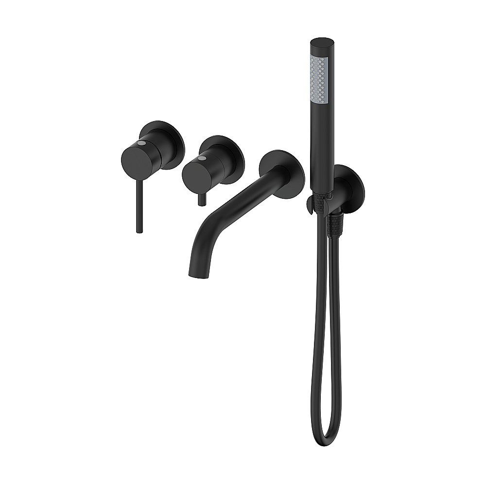 Смеитель для ванны Oliveeka Y OL-889017-MB черный матовый купить в интернет-магазине сантехники Sanbest