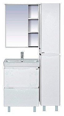 Зеркальный шкаф Misty Венера 60 белый купить в интернет-магазине сантехники Sanbest