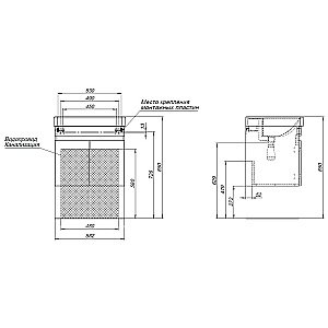 Тумба с раковиной Aquanet Оптима 60 344803+301803 светлый дуб для ванной в интернет-магазине Sanbest