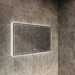 Зеркало Black&White Universe U909.MR1600 160х80 LED, сенсорное в ванную от интернет-магазине сантехники Sanbest