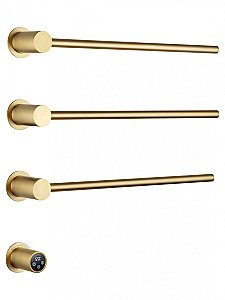 Полотенцесушитель электрический встраиваемый WONZON & WOGHAND HAMBURG, Брашированное золото (WW-AL313-BG) купить в интернет-магазине сантехники Sanbest