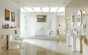 Биде напольное CeramaLux LUX CLASSIC 2051 купить в интернет-магазине Sanbest