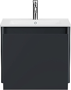 Тумба с раковиной Allen Brau Gravity 60 1.370012.AM антрацит матовый для ванной в интернет-магазине Sanbest