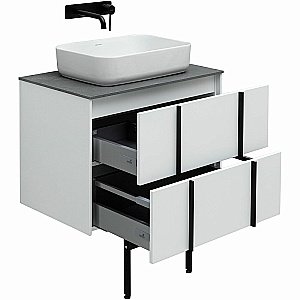 Тумба с раковиной Allen Brau Reality 70 1.32004.WM белый матовый для ванной в интернет-магазине Sanbest