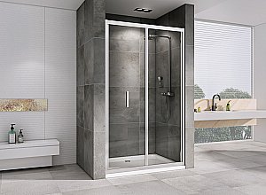 Душевая дверь ABBER Sonnenstrand 110 AG07110 стекло прозрачное/профиль хром купить в интернет-магазине Sanbest