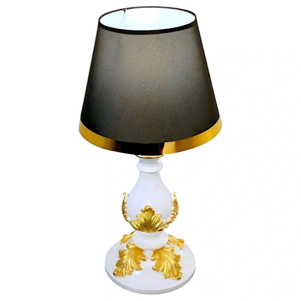 Светильник Migliore 33107 белый глянцевый/декор золото купить в интернет-магазине сантехники Sanbest