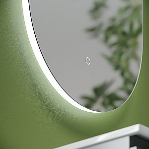 Зеркало Sancos Oval OV45C зеркальное в ванную от интернет-магазине сантехники Sanbest