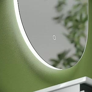 Зеркало Sancos Oval OV45C зеркальное в ванную от интернет-магазине сантехники Sanbest