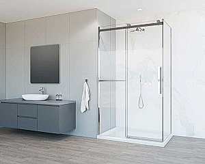 Душевой уголок Vincea Como Soft VSR-1CS1012CL 120x100 стекло прозрачное/профиль хром купить в интернет-магазине Sanbest