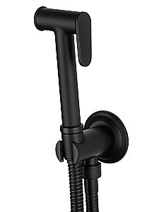 Смеситель с гигиеническим душем встраиваемый WONZON & WOGHAND STEAM, Черный матовый (WW- 88849008-MB) купить в интернет-магазине сантехники Sanbest