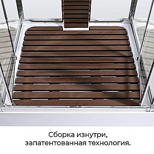 Душевая кабина AvaCan Z Серия Z1910LED 100х100 с гидромассажем, с подсветкой купить в интернет-магазине Sanbest