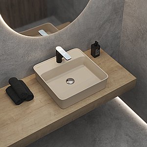 Раковина накладная BERGES Ego SL 182074 45 матовый жасмин купить в интернет-магазине Sanbest