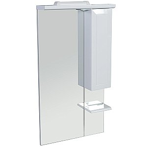 Зеркало со шкафом Rush Fiji 65 FIM18065W белый в ванную от интернет-магазине сантехники Sanbest