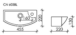 Раковина Ceramica Nova Element CN6038 купить в интернет-магазине Sanbest