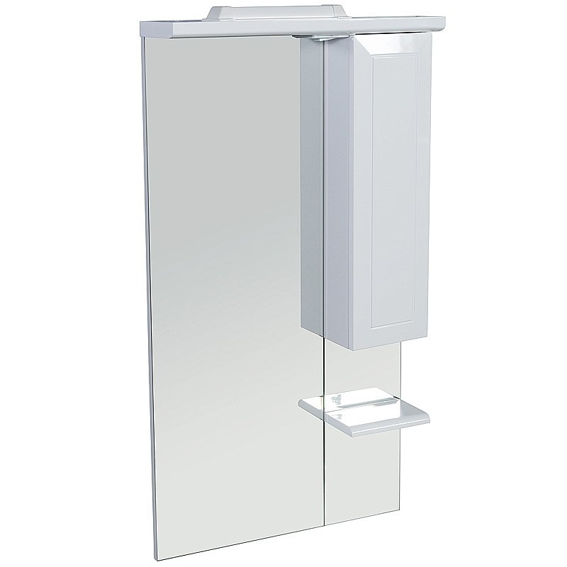 Зеркало со шкафом Rush Fiji 65 FIM18065W белый в ванную от интернет-магазине сантехники Sanbest