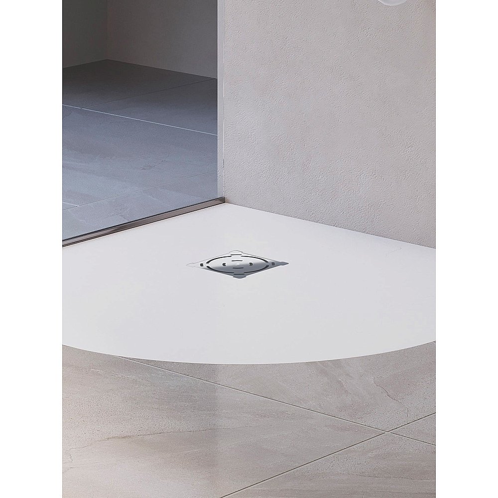 Душевой поддон RGW ST/R-W Stone Tray 16153100-01 100x100 белый купить в интернет-магазине Sanbest